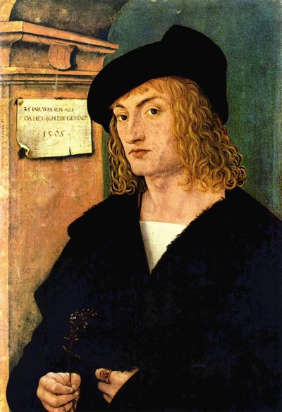 Portrait of Hans Schellenberger by Hans Burgkmair the Elder